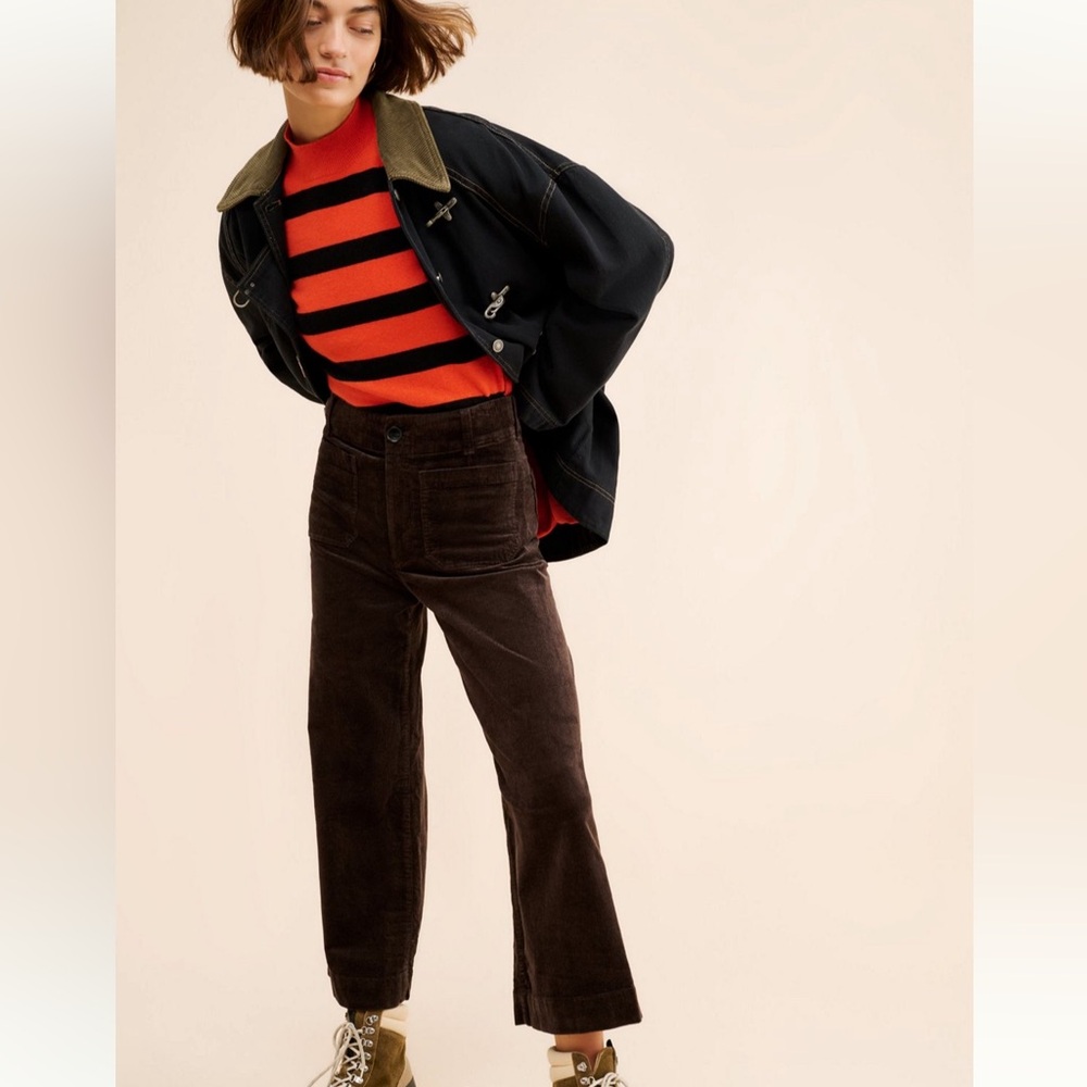 Maeve by Anthropologie Colette Crop Corduroy- 34 Petite
